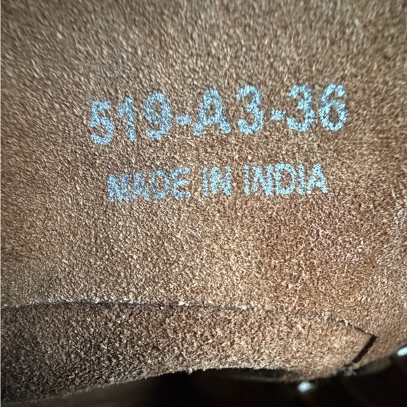 Bx by Bronx Knee High Laceup Suede Tan Camel Pull On Boot Boho Festival Sz 36 - Picture 11 of 14